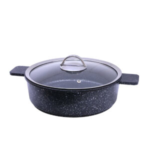 Gurme Chefstone Siyah Döküm Pilav Tenceresi – 24 cm